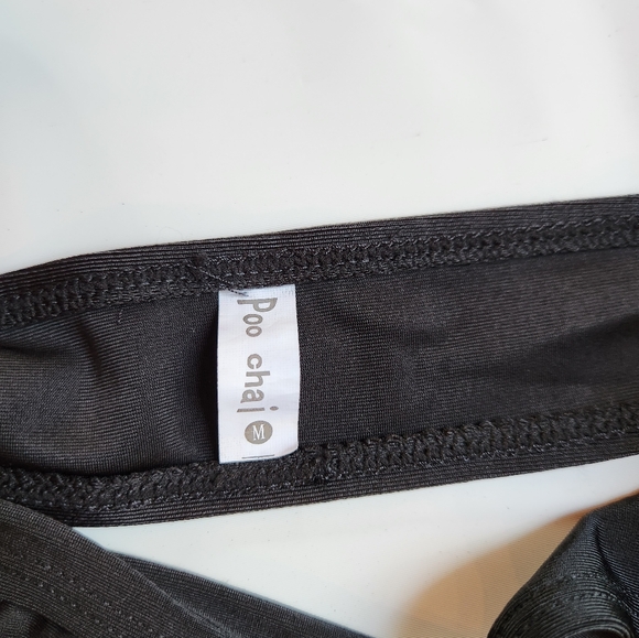 Poo Chai Bandage High Cut Bikinis Set Push Up Brazilian Bathing Swimsuit Size M - Picture 12 of 16